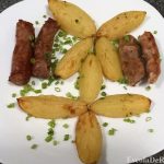 Linguiça assada no forno com batata: receita passo-a-passo!