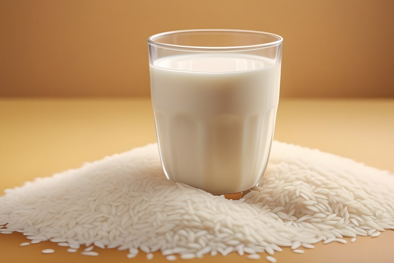 receita de leite de arroz